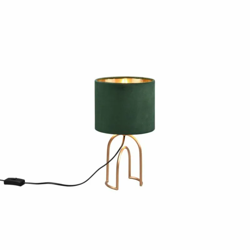 Lampes En Tissu-Luminaires Reality Lampe de table Reality Grace Or, 1 lumière