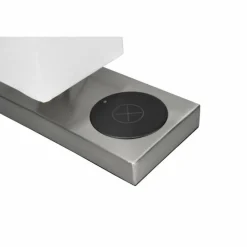 Lampes En Tissu-Luminaires Reality Lampe de table Reality Haley Nickel mat, 1 lumière