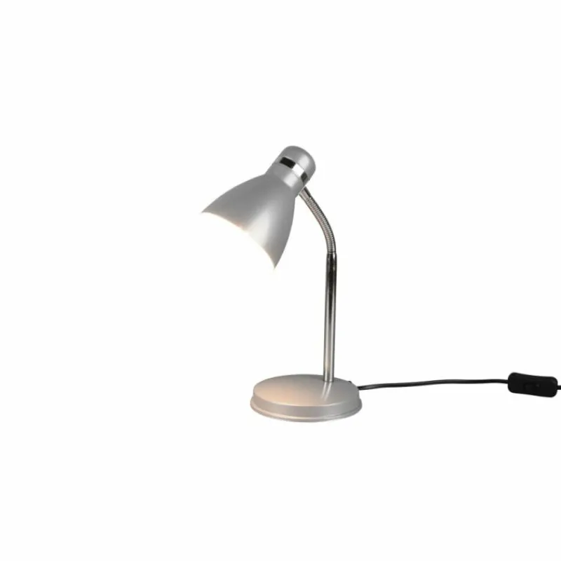 Luminaires Reality Lampe de table Reality Harvey Chrome, Titane, 1 lumière* Lampes À Poser