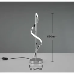 Luminaires Reality Lampe de table Reality Isabel LED Chrome, 1 lumière* Lampes À Poser