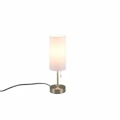 Lampes En Tissu-Luminaires Reality Lampe de table Reality Jaro Nickel mat, 1 lumière