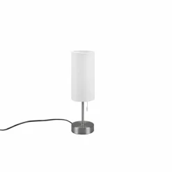 Lampes En Tissu-Luminaires Reality Lampe de table Reality Jaro Nickel mat, 1 lumière