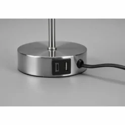 Lampes En Tissu-Luminaires Reality Lampe de table Reality Jaro Nickel mat, 1 lumière