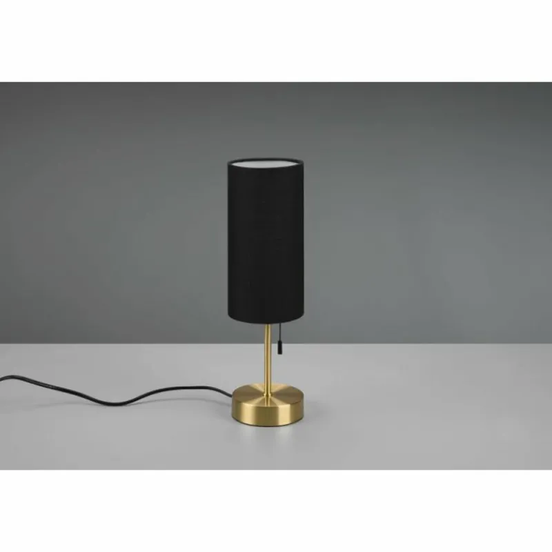 Lampes En Tissu-Luminaires Reality Lampe de table Reality Jaro Laiton, 1 lumière