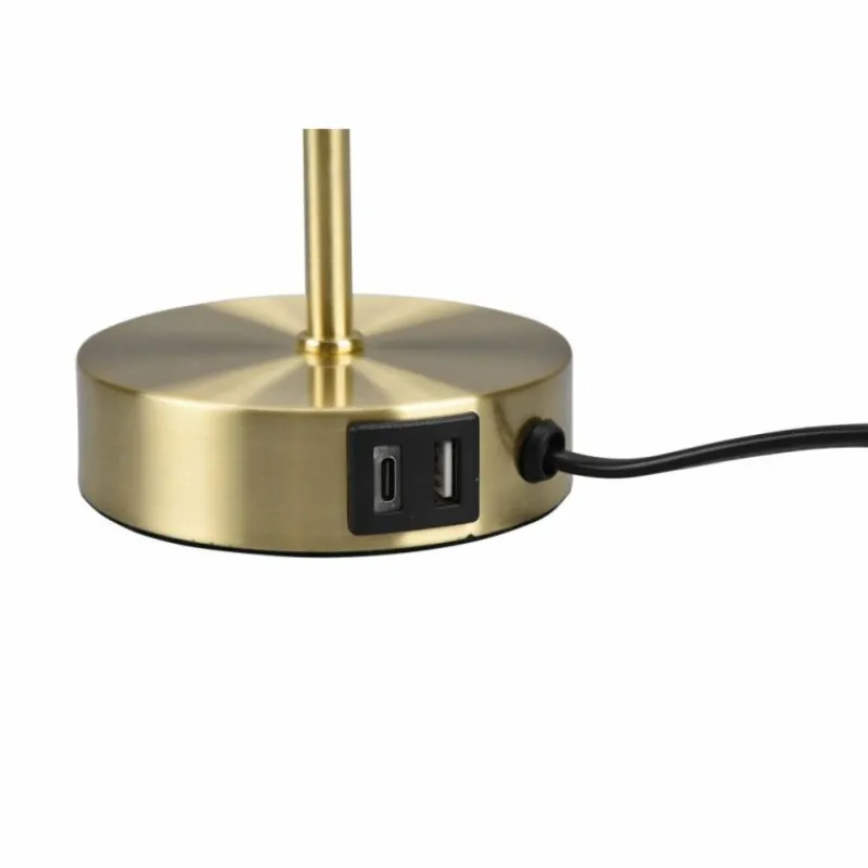 Lampes En Tissu-Luminaires Reality Lampe de table Reality Jaro Laiton, 1 lumière