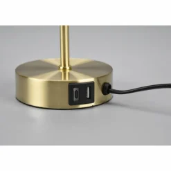 Lampes En Tissu-Luminaires Reality Lampe de table Reality Jaro Laiton, 1 lumière