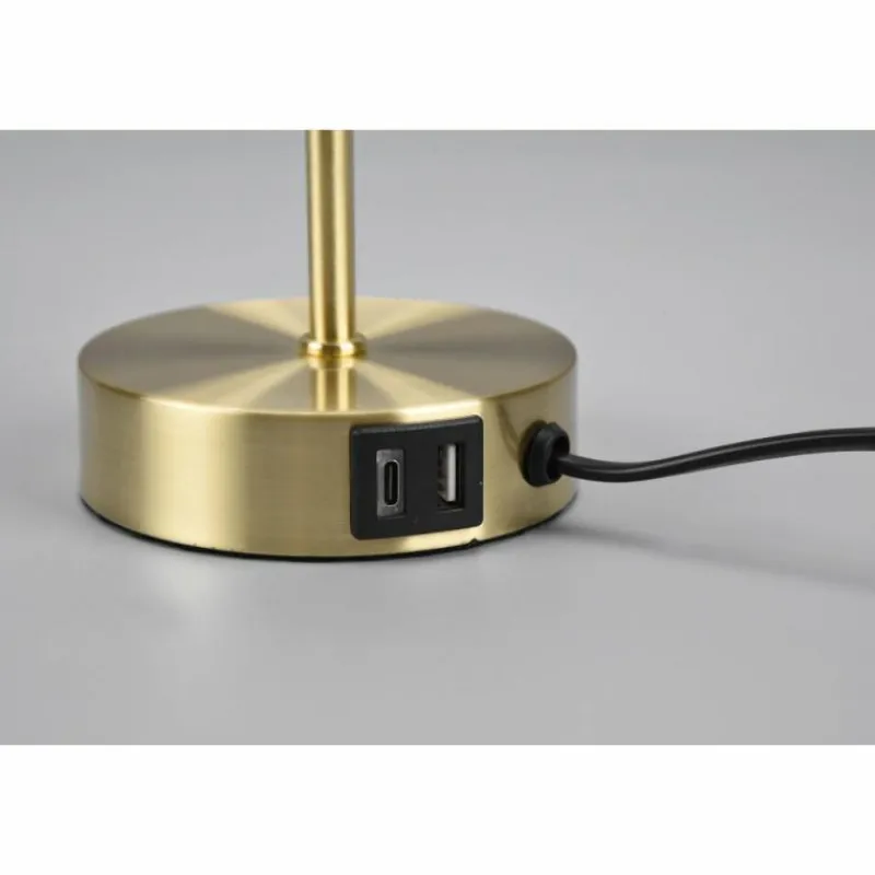 Lampes En Tissu-Luminaires Reality Lampe de table Reality Jaro Laiton, 1 lumière