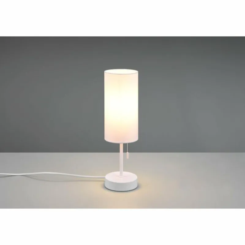 Lampes En Tissu-Luminaires Reality Lampe de table Reality Jaro Blanc, 1 lumière