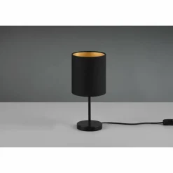 Lampes En Tissu-Luminaires Reality Lampe de table Reality JERRY Noir, 1 lumière