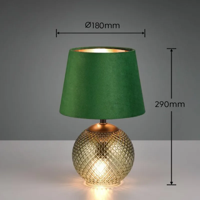 Luminaires Reality Lampe de table Reality Jonna Vert, 2 lumières
