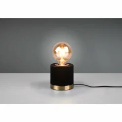 Luminaires Reality Lampe de table Reality Judy Vieux laiton, Noir, 1 lumière* Lampes À Poser