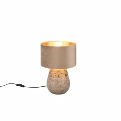 Lampes En Tissu-Luminaires Reality Lampe de table Reality Kiran Gris, 1 lumière