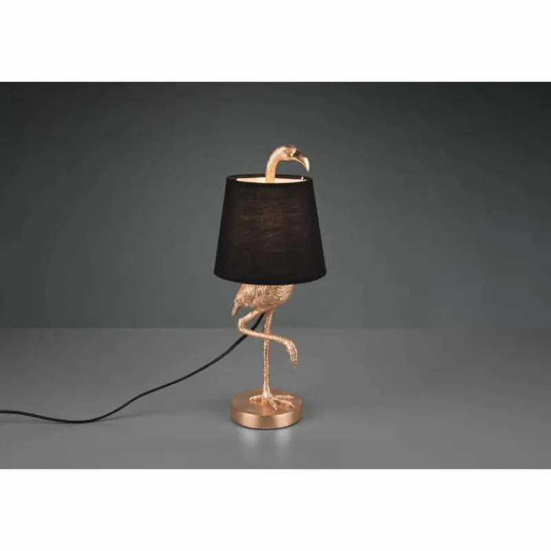 Lampes En Tissu-Luminaires Reality Lampe de table Reality Lola LED Or, 1 lumière