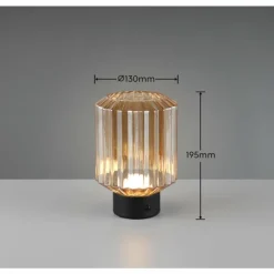 Luminaires Reality Lampe de table Reality LORD LED Noir, 1 lumière