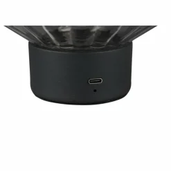 Suspension Verre Fumé-Luminaires Reality Lampe de table Reality LORD LED Noir, 1 lumière