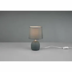 Lampes En Tissu-Luminaires Reality Lampe de table Reality Malu Vert, 1 lumière