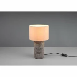 Lampes En Tissu-Luminaires Reality Lampe de table Reality Mala Brun, 1 lumière