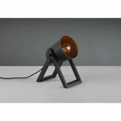 Lampes Dorées-Luminaires Reality Lampe de table Reality Marc Noir doré, 1 lumière
