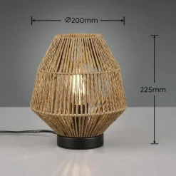 Luminaires Scandinaves-Luminaires Reality Lampe de table Reality MIKI Noir, 1 lumière