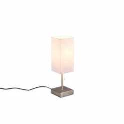 Lampes En Tissu-Luminaires Reality Lampe de table Reality Ole Nickel mat, 1 lumière