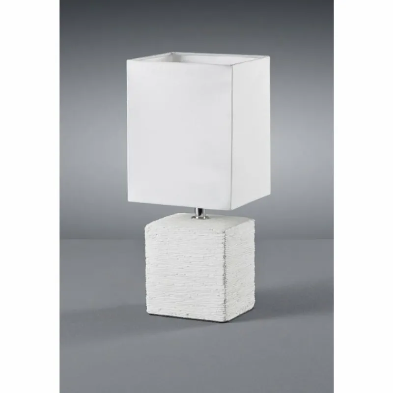 Lampes En Tissu-Luminaires Reality Lampe de table Reality PING Blanc, 1 lumière