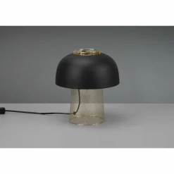 Lampes Dorées-Luminaires Reality Lampe de table Reality Punch Or, Noir, 1 lumière