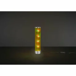 Luminaires Reality Lampe de table Reality Rico LED Chrome, 1 lumière, Télécommandes, Changeur de couleurs* Lampes À Poser