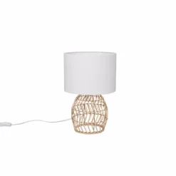 Lampes En Bois-Luminaires Reality Lampe de table Reality Rike Écru, 1 lumière