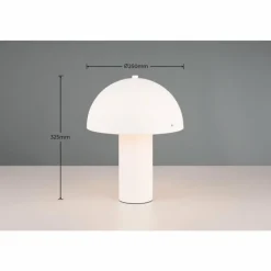 Luminaires Reality Lampe de table Reality SETA Blanc, 1 lumière* Lampes À Poser