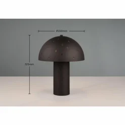 Luminaires Reality Lampe de table Reality SETA Noir, 1 lumière* Lampes À Poser
