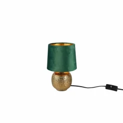 Lampes En Tissu-Luminaires Reality Lampe de table Reality Sophia Or, 1 lumière