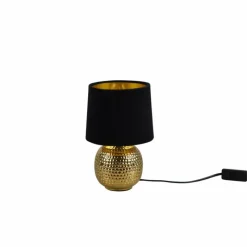 Lampes En Tissu-Luminaires Reality Lampe de table Reality Sophia Or, 1 lumière