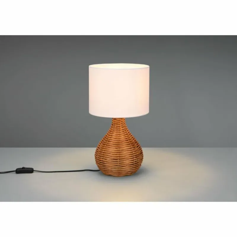 Lampes En Tissu-Luminaires Reality Lampe de table Reality Sprout Écru, 1 lumière