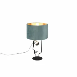 Lampes En Tissu-Luminaires Reality Lampe de table Reality Sultan Noir, 1 lumière