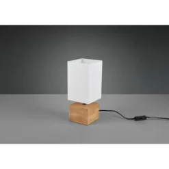 Lampes En Tissu-Luminaires Reality Lampe de table Reality Woody LED Bois clair, 1 lumière
