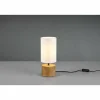 Lampes En Tissu-Luminaires Reality Lampe de table Reality Woody Écru, 1 lumière