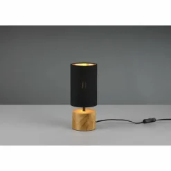 Lampes En Tissu-Luminaires Reality Lampe de table Reality Woody Écru, 1 lumière