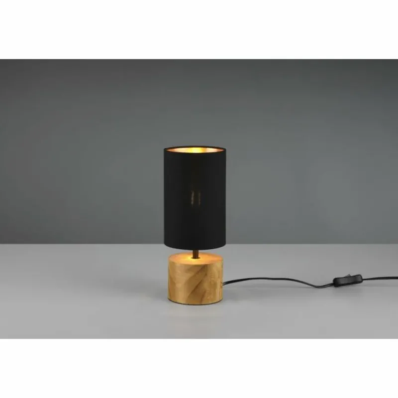 Lampes En Tissu-Luminaires Reality Lampe de table Reality Woody Écru, 1 lumière