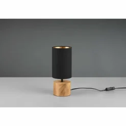 Lampes En Tissu-Luminaires Reality Lampe de table Reality Woody Écru, 1 lumière