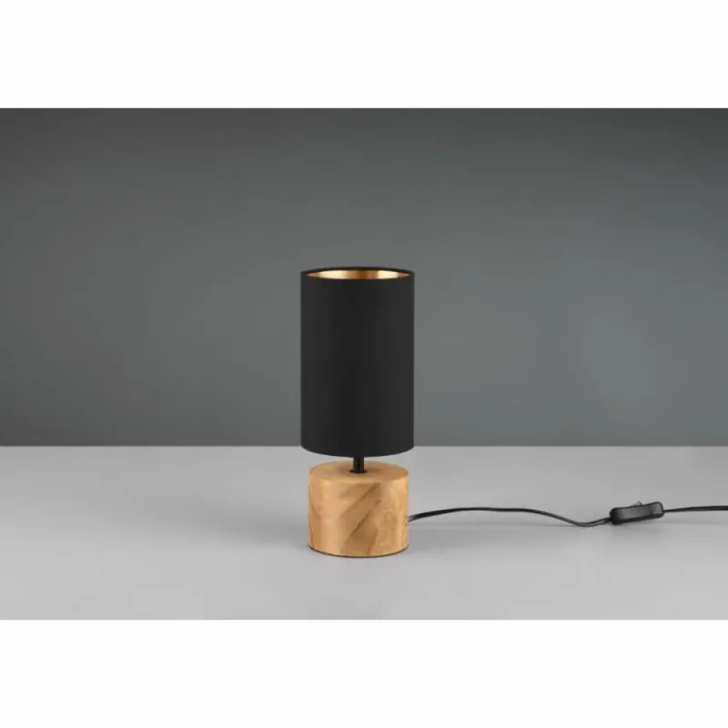 Lampes En Tissu-Luminaires Reality Lampe de table Reality Woody Écru, 1 lumière