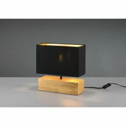 Lampes En Tissu-Luminaires Reality Lampe de table Reality Woody Écru, 1 lumière