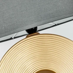 Lampes En Tissu-hofstein Lampe de table Saija Or, 1 lumière