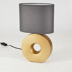 Lampes En Tissu-hofstein Lampe de table Saija Or, 1 lumière