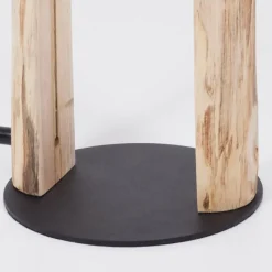 Luminaires Scandinaves-hofstein Lampe de table Sande Écru, Noir, 1 lumière