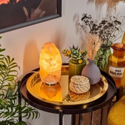 hofstein Lampe de table Sansou Rose, Blanc, 1 lumière