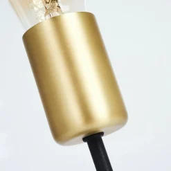 Lampes Dorées-hofstein Lampe de table Sattons Noir, 2 lumières