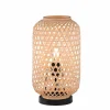 Style Boho-Chic-SCHÖNER WOHNEN-Kollektion Lampe de table CALLA Noir, 1 lumière