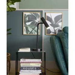 SCHÖNER WOHNEN-Kollektion Lampe de table STINA LED Noir, 1 lumière* Éclairage Led