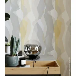 Suspension Verre Fumé-SCHÖNER WOHNEN-Kollektion Lampe de table MIRROR Noir, 1 lumière