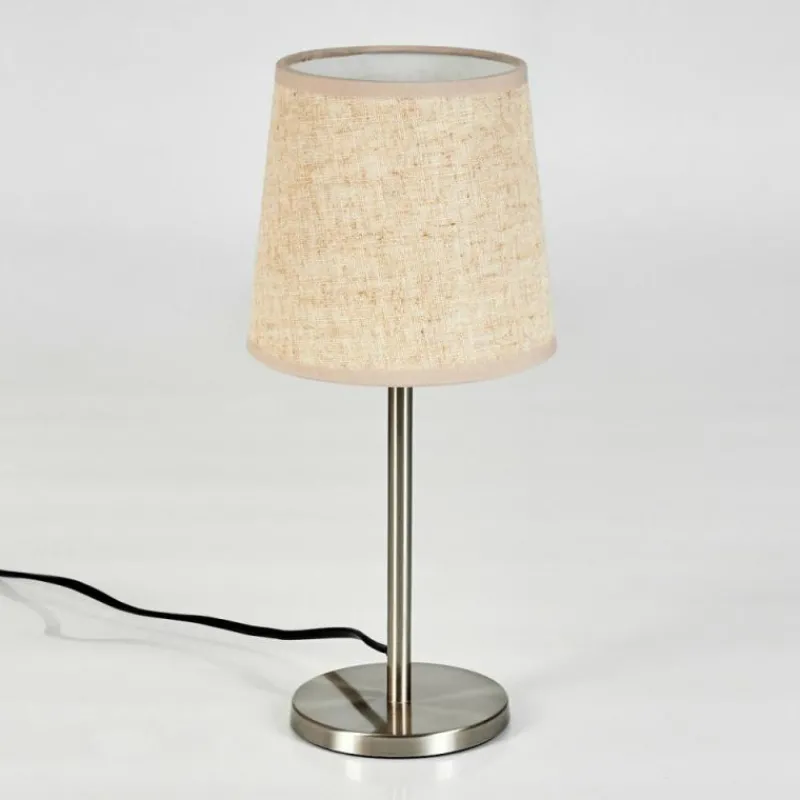 Lampes En Tissu-hofstein Lampe de table Sikala Nickel mat, 1 lumière